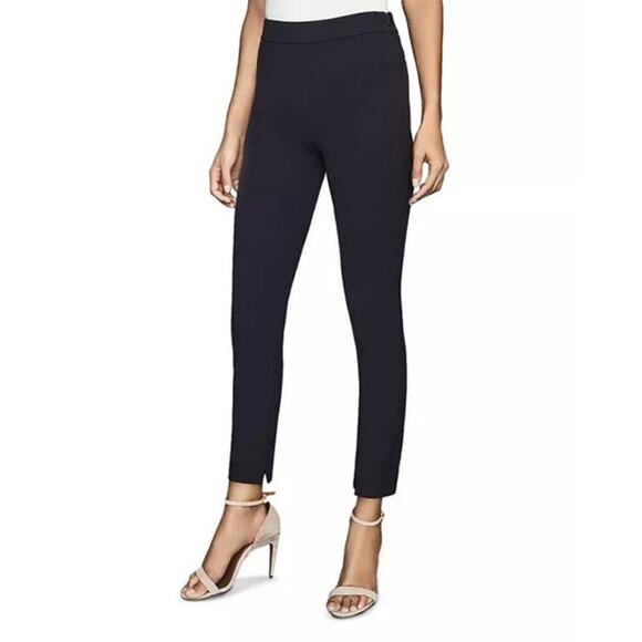 REISS Tyne Black High Rise Skinny Ankle Trouser- Size 6 - Picture 1 of 7